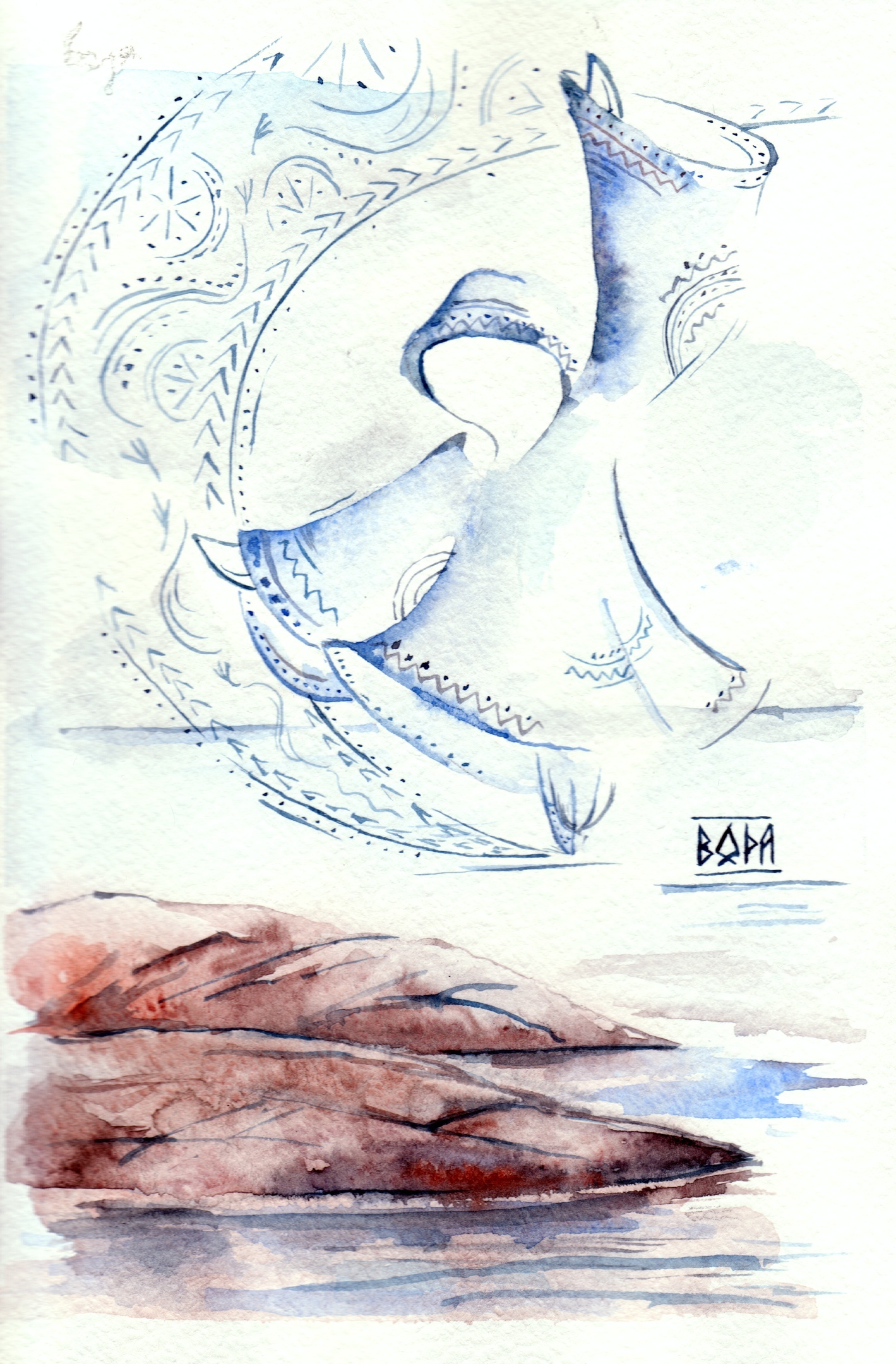 Стихии Вода Acidica perfumes открытка Елена Пильгун