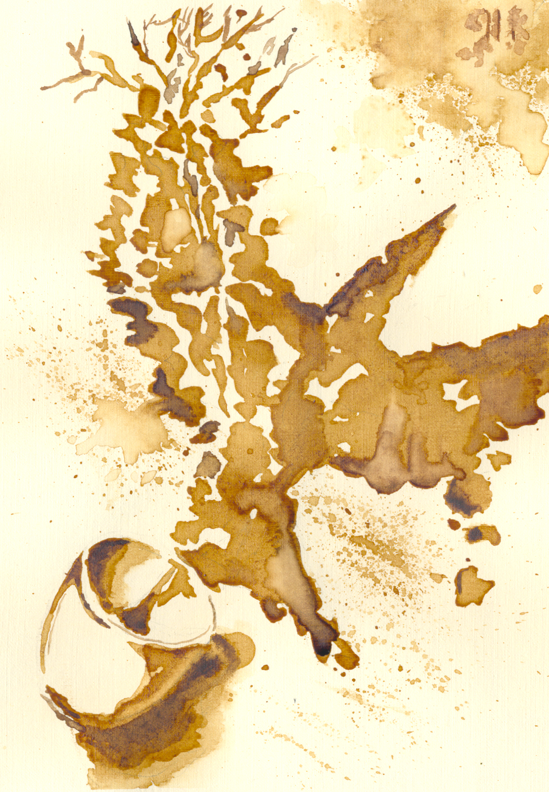 911 Acidica perfumes открытка акварели Елена Пильгун